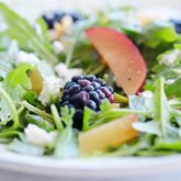 Arugula and Blackberry Salad with Plum Vinaigrette