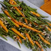 Roasted Green Beans and Carrots
